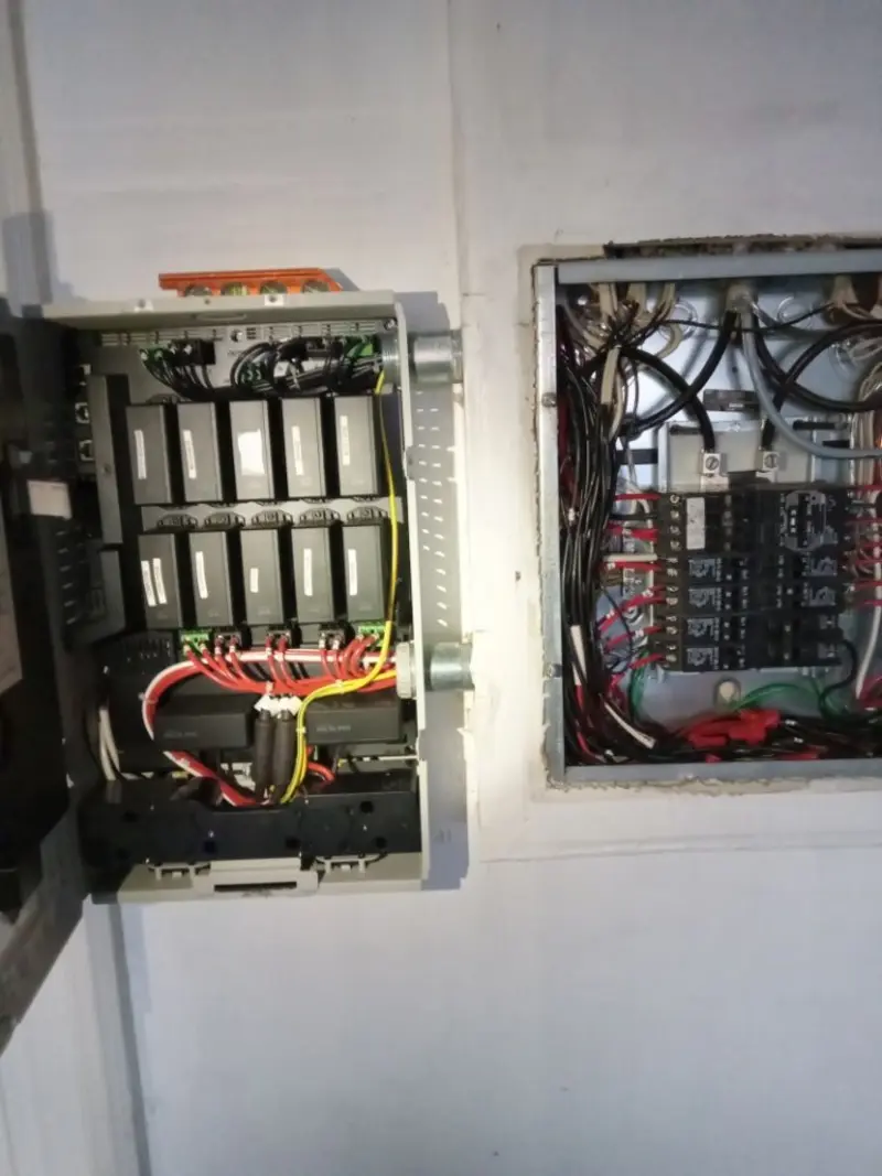 Electrical panel upgrade completed for Security Camera Wiring in Breaux Bridge